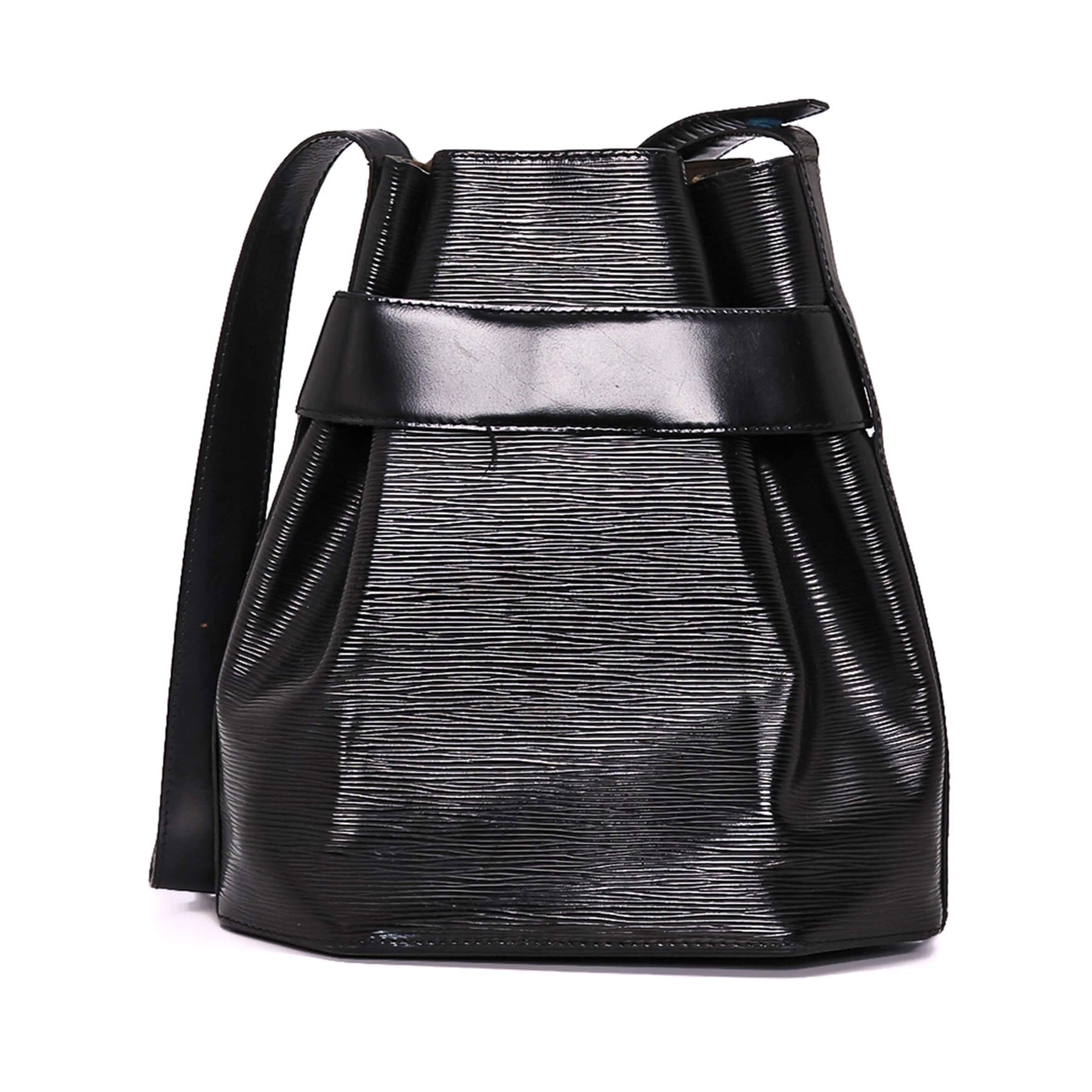 Louis Vuitton - Black Epi Leather Sac D'epaule PM Bag